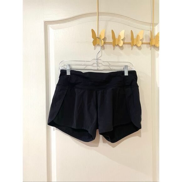 Lululemon women’s black shorts size 6 - Picture 1 of 4